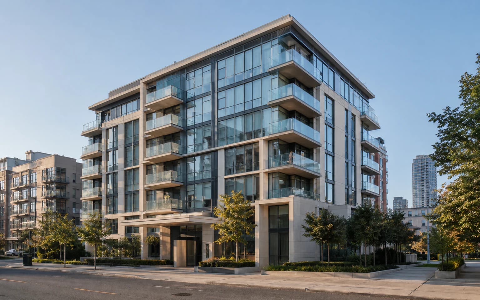 Modern residential property in the Greater Toronto Area
