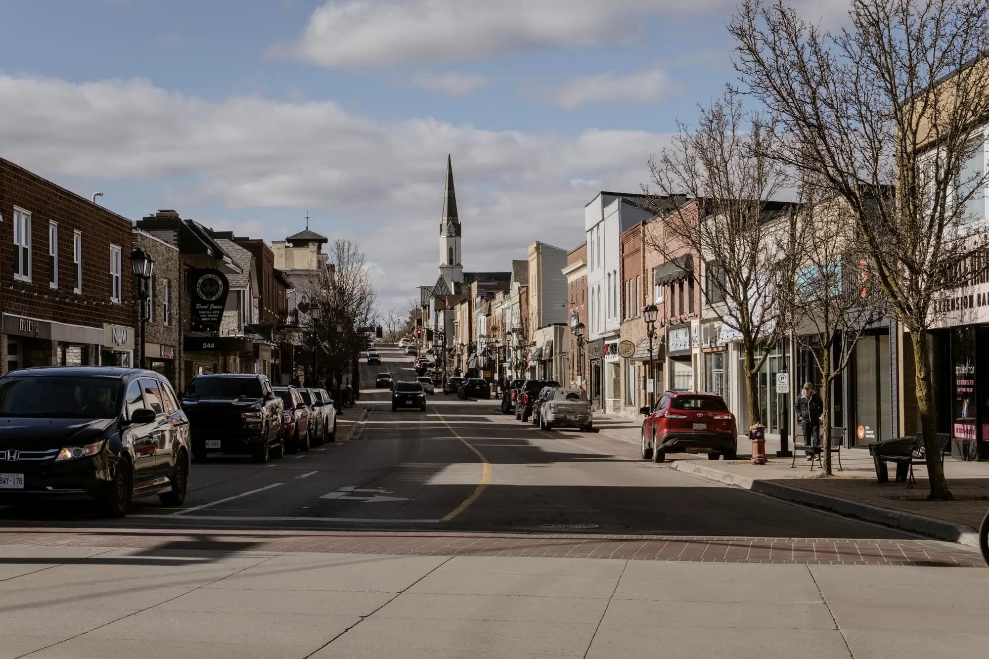 Main Street in downtown Newmarket, Ontario