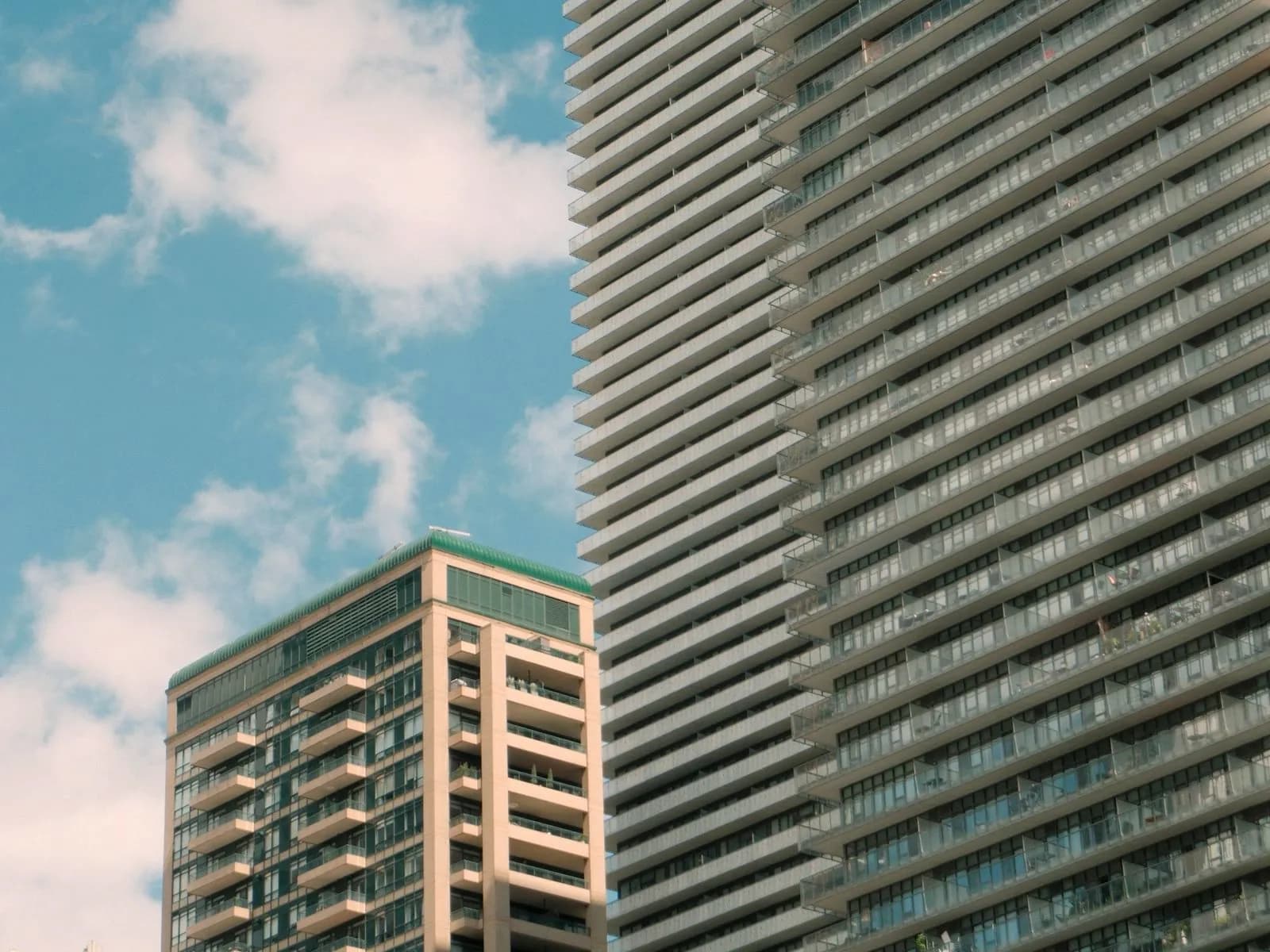 Condominium towers in downtown Toronto