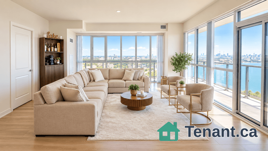 Luxury Waterfront Corner Suite | 2 Bed + 2 Bath | Parking Included | $4,500/Month
